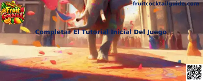 Completar El Tutorial Inicial Del Juego en Fruit Cocktail