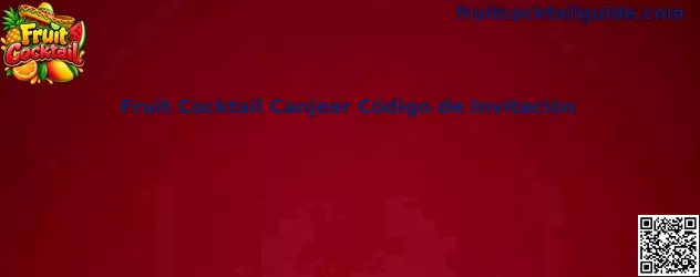 Guía visual para canjear un código de invitación de Fruit Cocktail