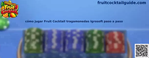 Imagen ilustrativa de Fruit Cocktail, tragamonedas de Igrosoft utilizada en esta guía paso a paso