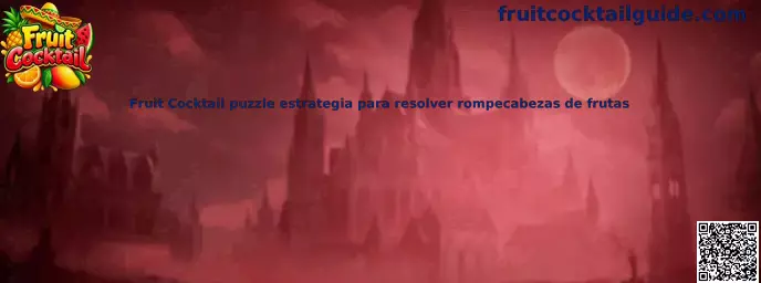 Imagen de referencia para la estrategia de rompecabezas de frutas Fruit Cocktail puzzle