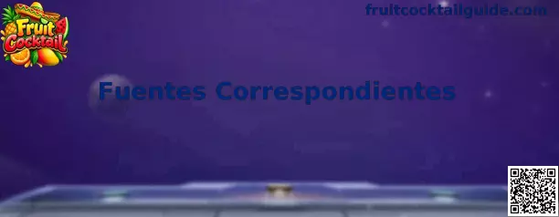 Fuentes Correspondientes de Fruit Cocktail