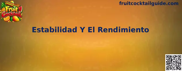 Evaluación técnica de Estabilidad Y El Rendimiento de Fruit Cocktail